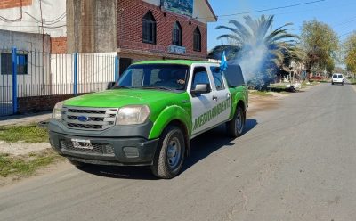 AVANZAN LAS TAREAS DE FUMIGACIÓN EN ESTEBAN ECHEVERRÍA
