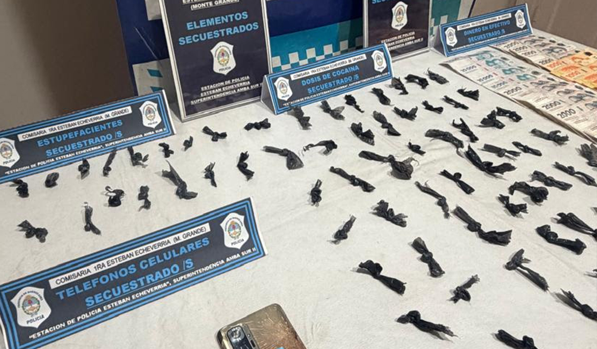 DOS DETENIDOS POR TENENCIA Y COMERCIALIZACIÓN DE DROGAS