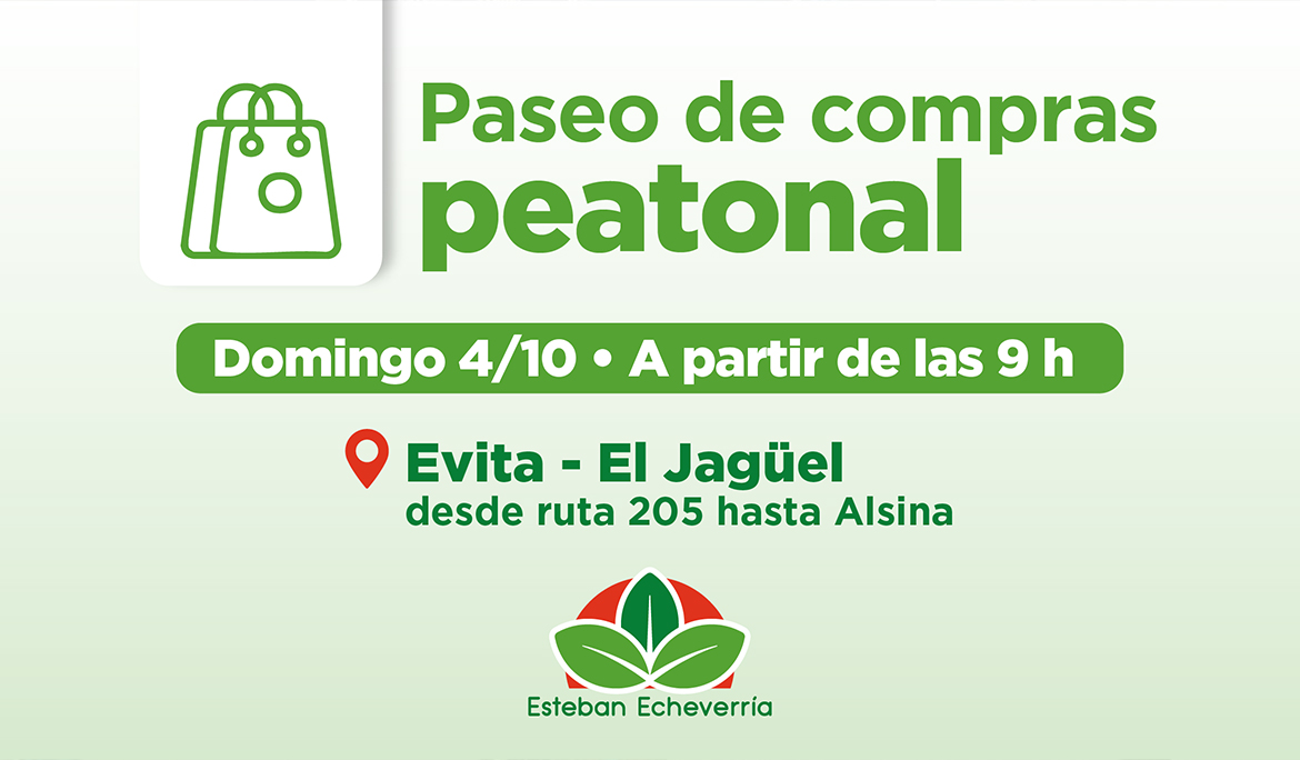 EL JAGÜEL: LA CALLE EVITA SERÁ UN PASEO DE COMPRAS PEATONAL