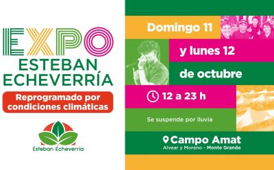 ESTE FIN DE SEMANA VUELVE EXPO ESTEBAN ECHEVERRÍA A CAMPO AMAT
