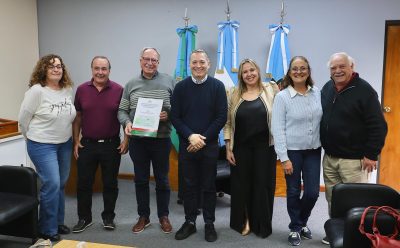 FERNANDO GRAY SE REUNIÓ CON REPRESENTANTES DE LA ASOCIACIÓN ITALIANA XX SETTEMBRE DE MONTE GRANDE