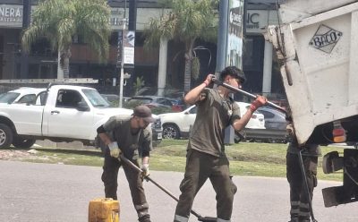 NUEVOS TRABAJOS DE BACHEO SOBRE LA RUTA 58, EN CANNING