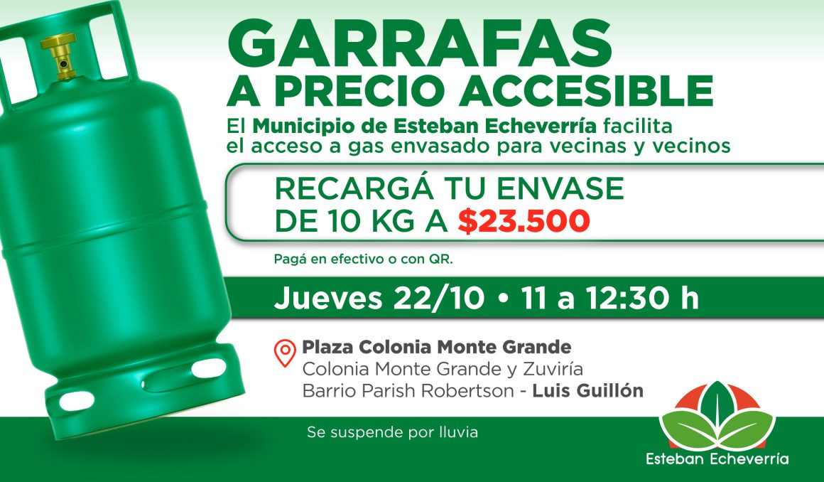 LUIS GUILLÓN: NUEVO OPERATIVO DE RECARGA DE GARRAFAS A PRECIO ACCESIBLE