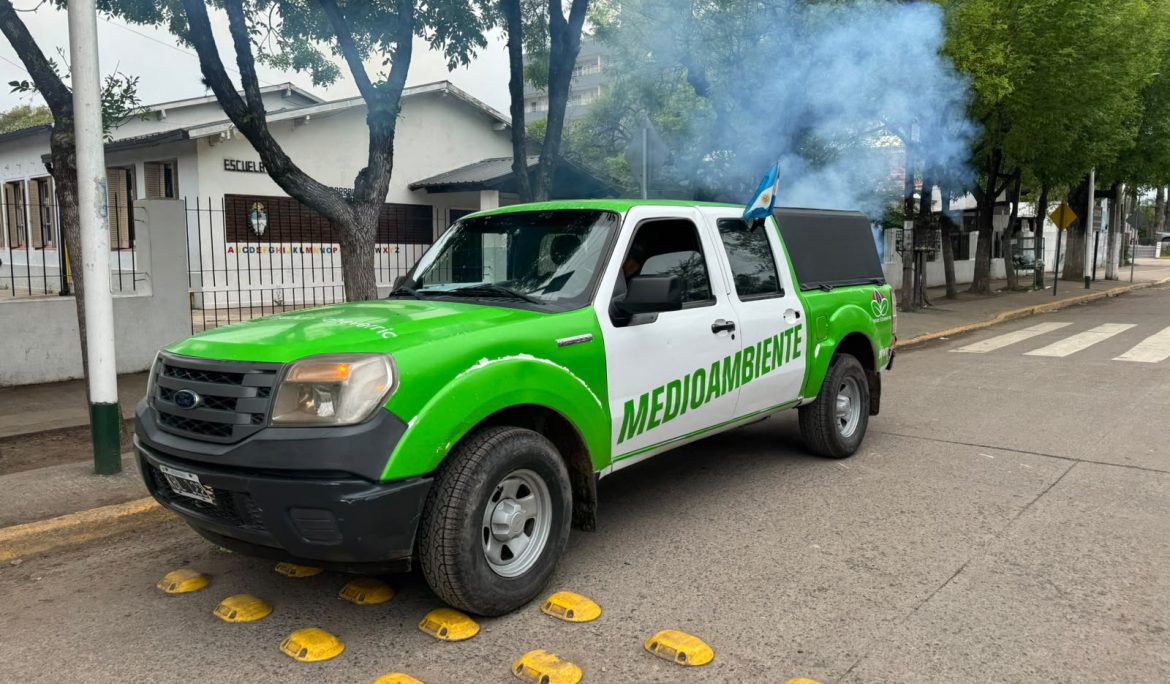 AVANZAN LAS TAREAS DE FUMIGACIÓN EN ESTEBAN ECHEVERRÍA