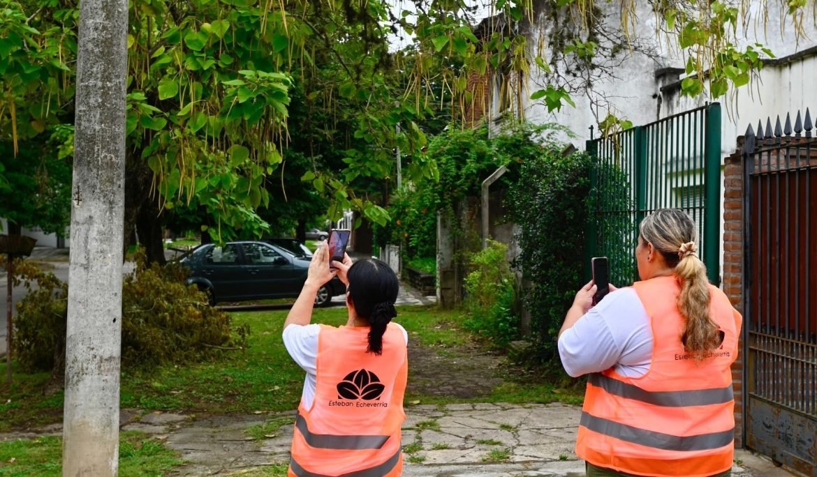 EL MUNICIPIO CONTINÚA CON EL RELEVAMIENTO DE POSTES EN LA VÍA PÚBLICA