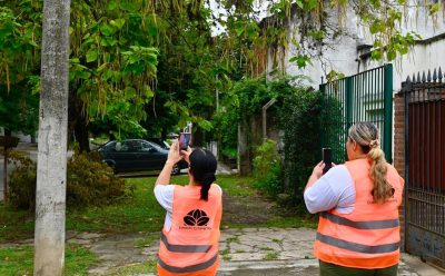 EL MUNICIPIO CONTINÚA CON EL RELEVAMIENTO DE POSTES EN LA VÍA PÚBLICA
