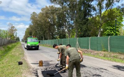 SIGUEN LOS TRABAJOS DE BACHEO EN CANNING