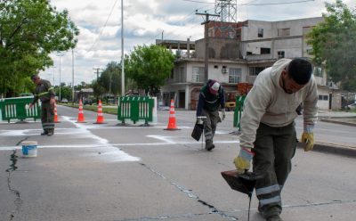EL JAGÜEL: CONTINÚAN LOS TRABAJOS DE TOMADO DE JUNTAS